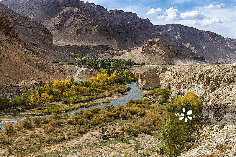 切赫尔布尔杰（四十塔要塞），亚洲阿富汗巴米扬省雅卡乌朗图片素材