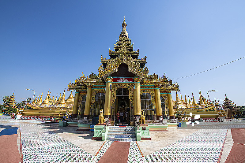缅甸勃固瑞摩多佛塔图片素材