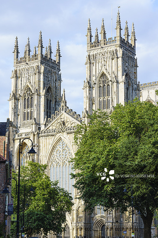 约克大教堂：欧洲最大的中世纪教堂之一（英国北约克郡）图片素材
