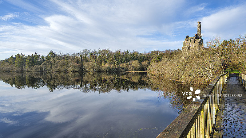 德罗莫尔自然保护区，爱尔兰克莱尔郡，芒斯特图片素材