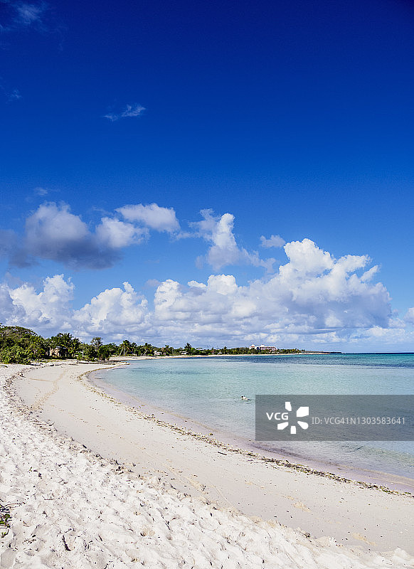 古巴奥尔金省瓜达拉瓦卡海滩图片素材