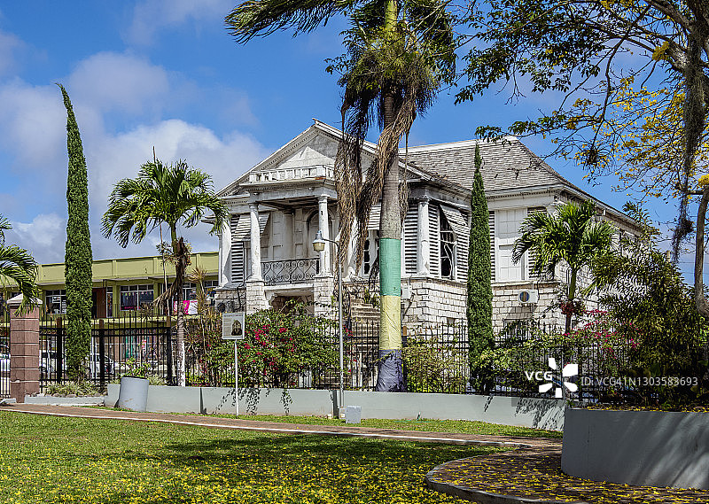 牙买加曼德维尔曼彻斯特教区法院图片素材