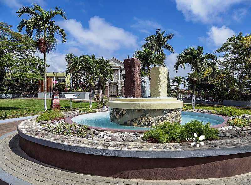 牙买加曼德维尔塞西尔·查尔顿公园图片素材