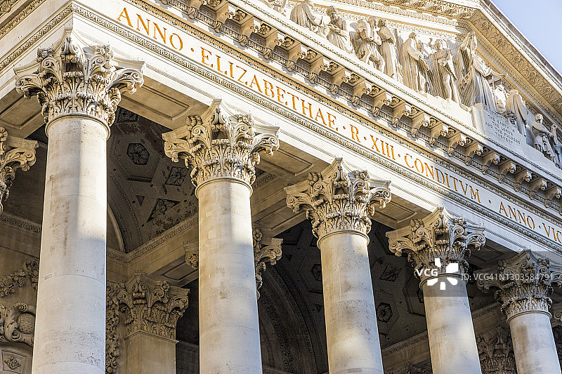 伦敦市的皇家交易所，英国，欧洲图片素材