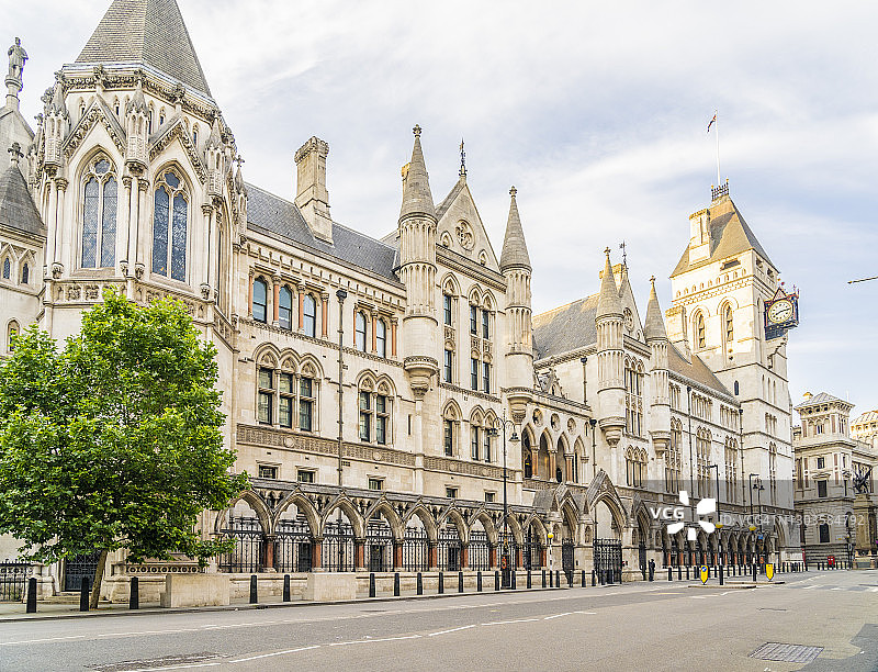 伦敦霍尔本的皇家司法院图片素材