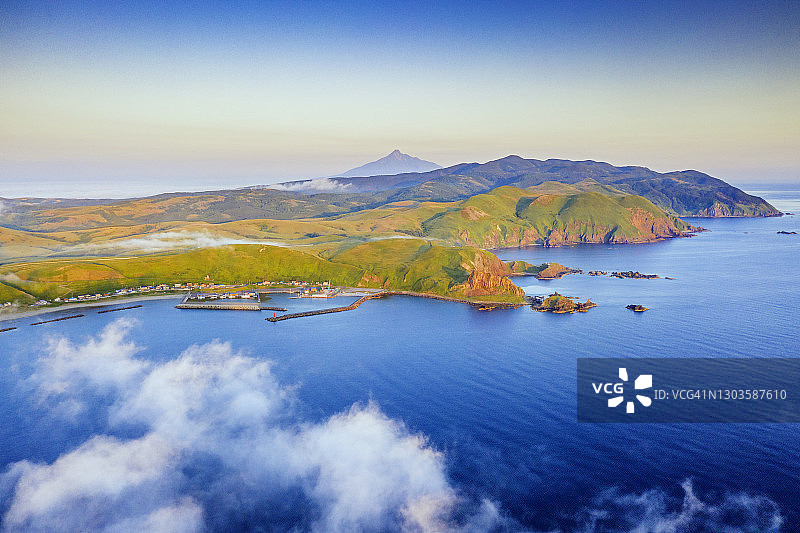 日本北海道礼文岛海岸风光图片素材