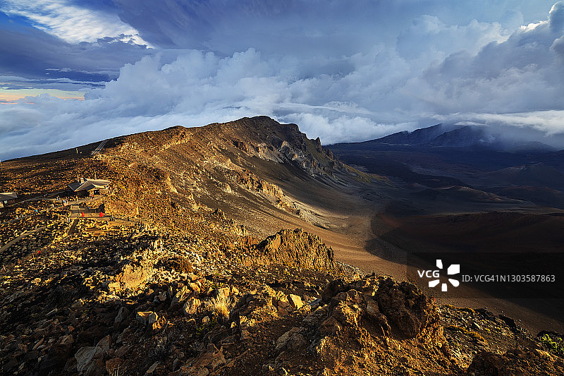 哈莱阿卡拉国家公园火山景观图片素材
