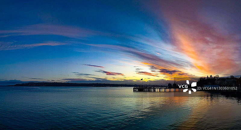 华盛顿州塔科马海滨图片素材