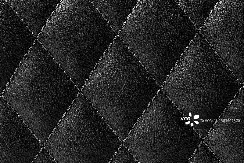黑色皮革纹理背景特写图片素材