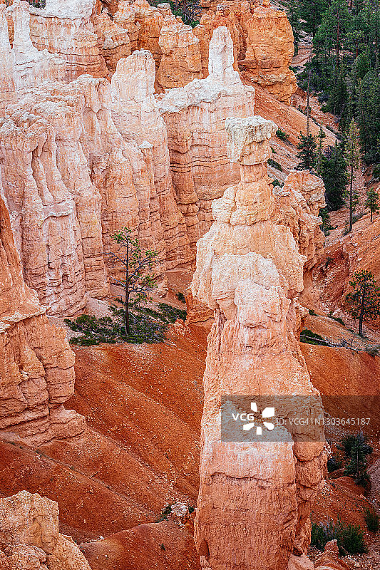 犹他州布莱斯峡谷索尔之锤岩柱图片素材