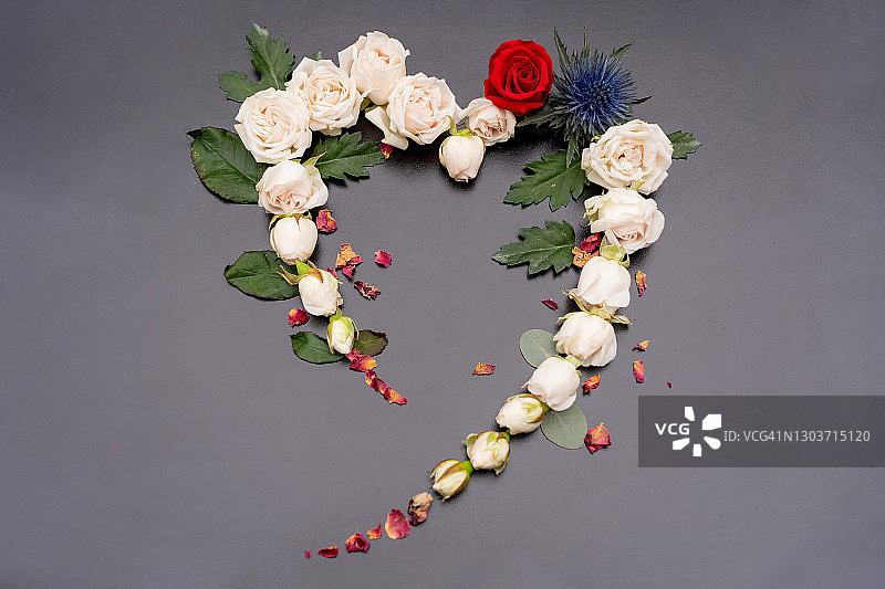 心形花朵图片素材