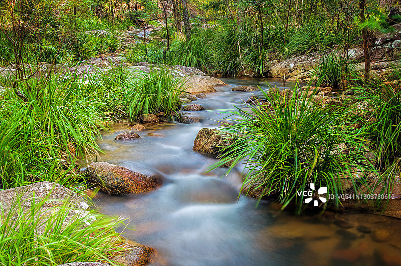 莫瑟山岩石水池图片素材