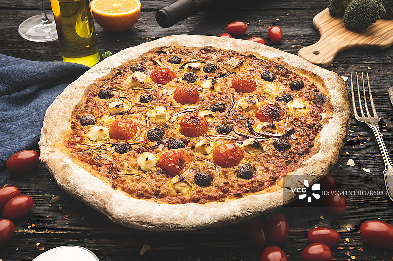 美味大披萨图片素材