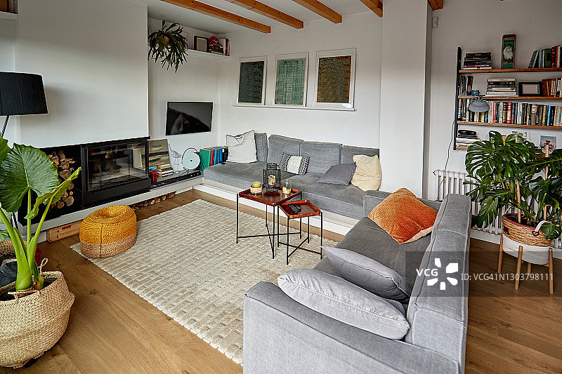 现代公寓客厅图片素材