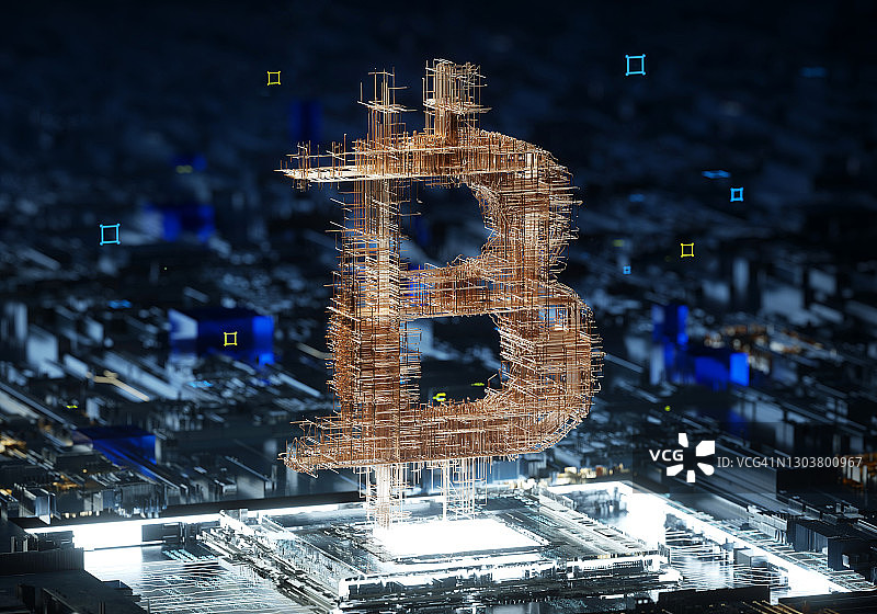 比特币符号图片素材