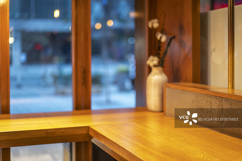 空桌子的特写图片素材