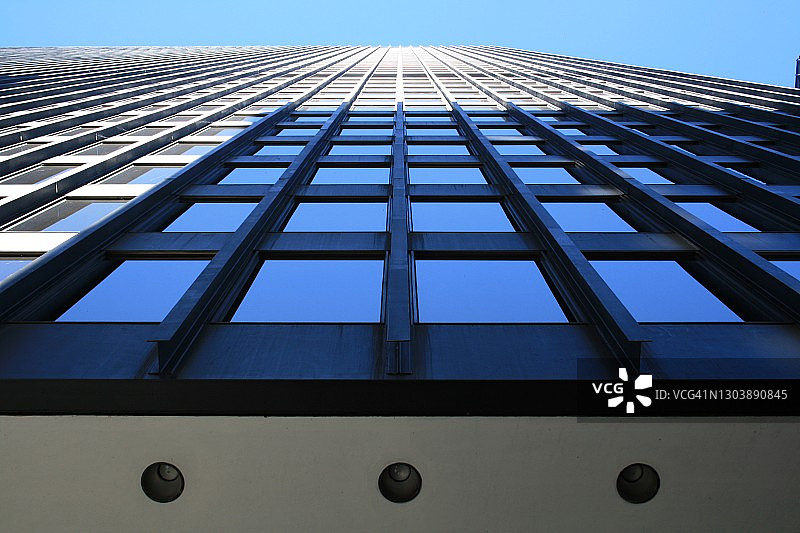 透视建筑蓝天图片素材