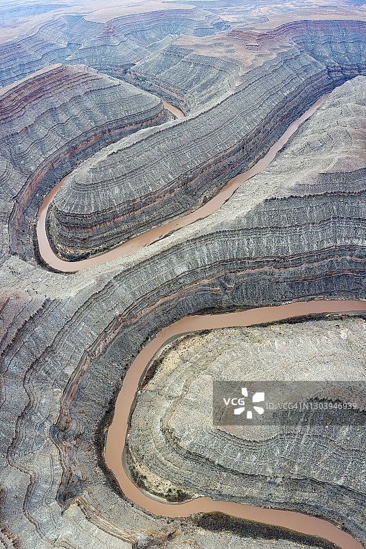 圣胡安河鹅颈弯道图片素材