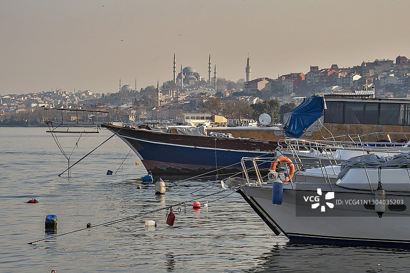 土耳其伊斯坦布尔的金角湾图片素材