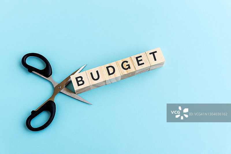 预算削减概念图片素材