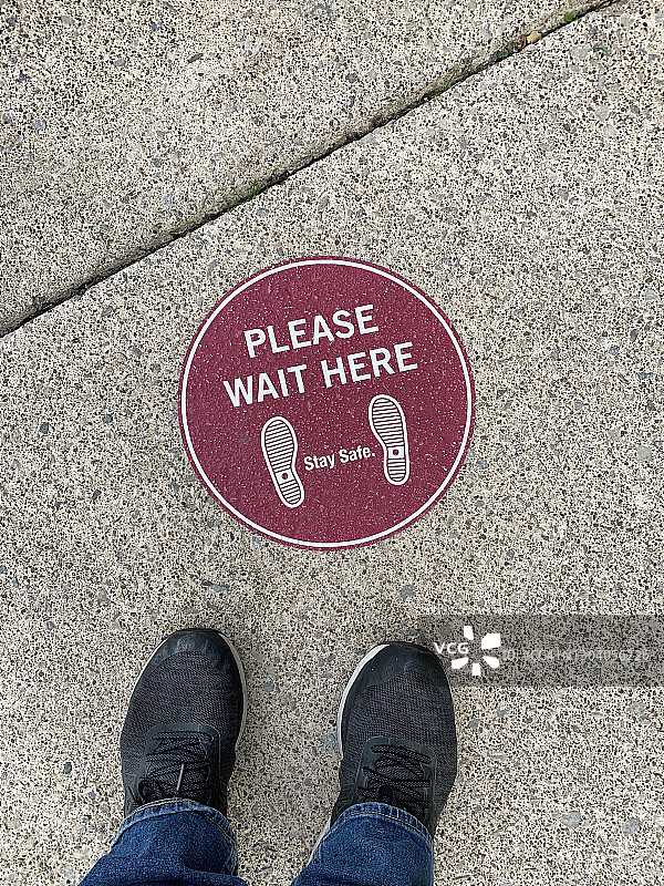 社会距离图片素材