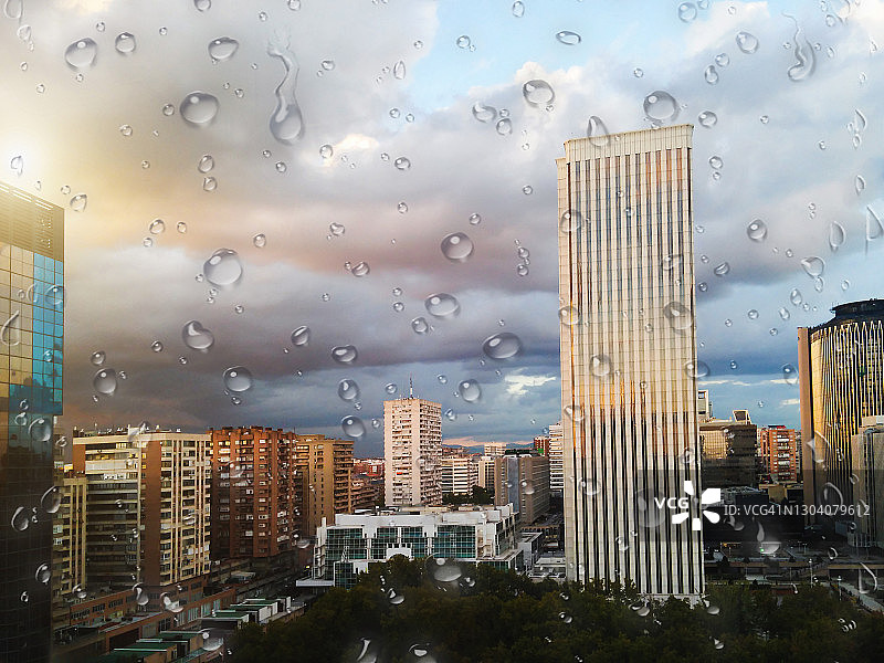 马德里商业区图片素材