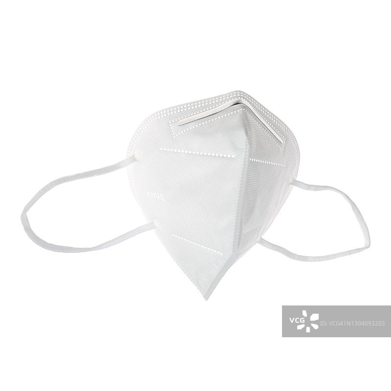 N95、FFP2一次性口罩，防护新冠病毒图片素材