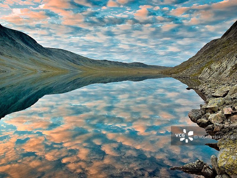 挪威尤通黑门山脉风景图片素材