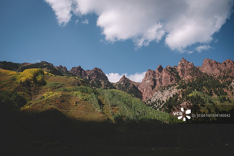 西弗斯山九月晴朗午后图片素材