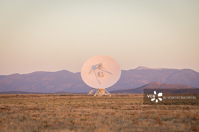 新墨西哥州甚大阵卫星天线图片素材
