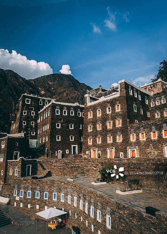 里贾尔阿尔玛村，艾卜哈 - 阿西尔地区图片素材