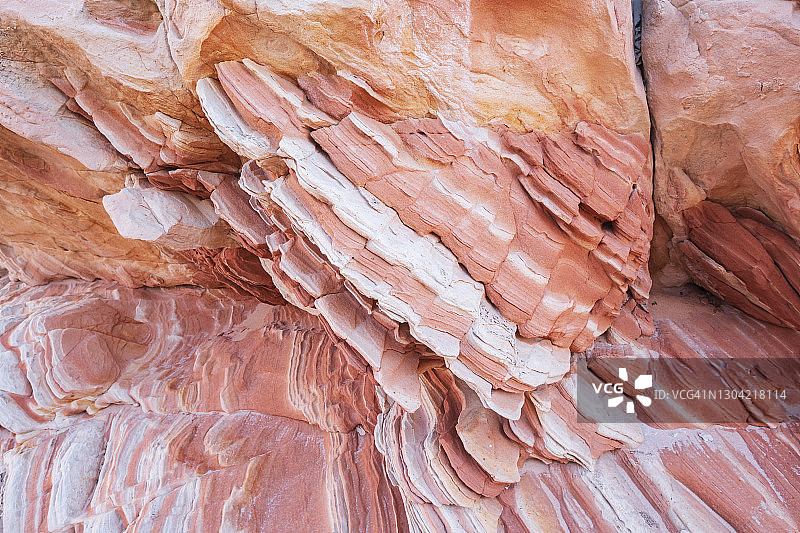 沉积砂岩层图片素材