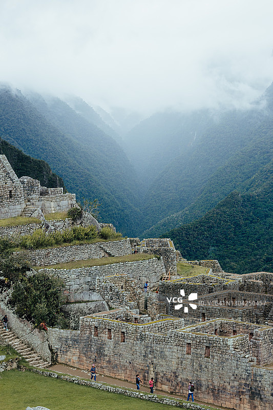 秘鲁马丘比丘的早晨景色图片素材