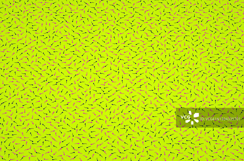 绿色背景上的3D精子纹理特写图片素材