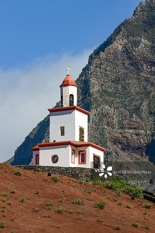 耶罗岛加那利群岛的霍阿皮拉钟楼图片素材