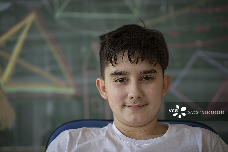 年轻数学家图片素材