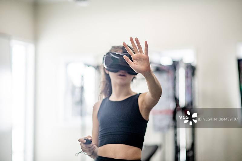 虚拟现实健身图片素材