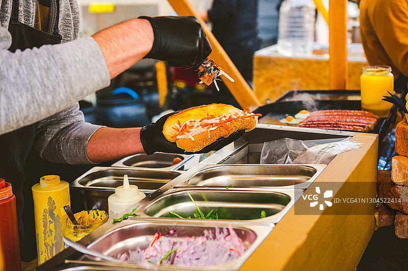 制作热狗图片素材