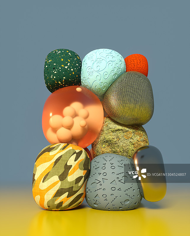 抽象物质堆图片素材