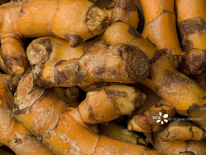 姜黄根块图片素材