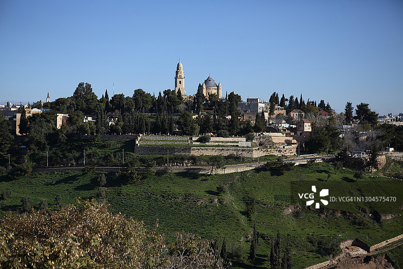 锡安山圣母安眠教堂图片素材