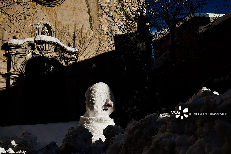 雪人玩偶图片素材