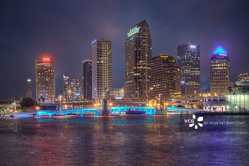 佛罗里达州坦帕市城市景观图片素材