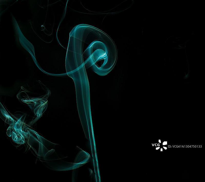 绿色烟雾图片素材