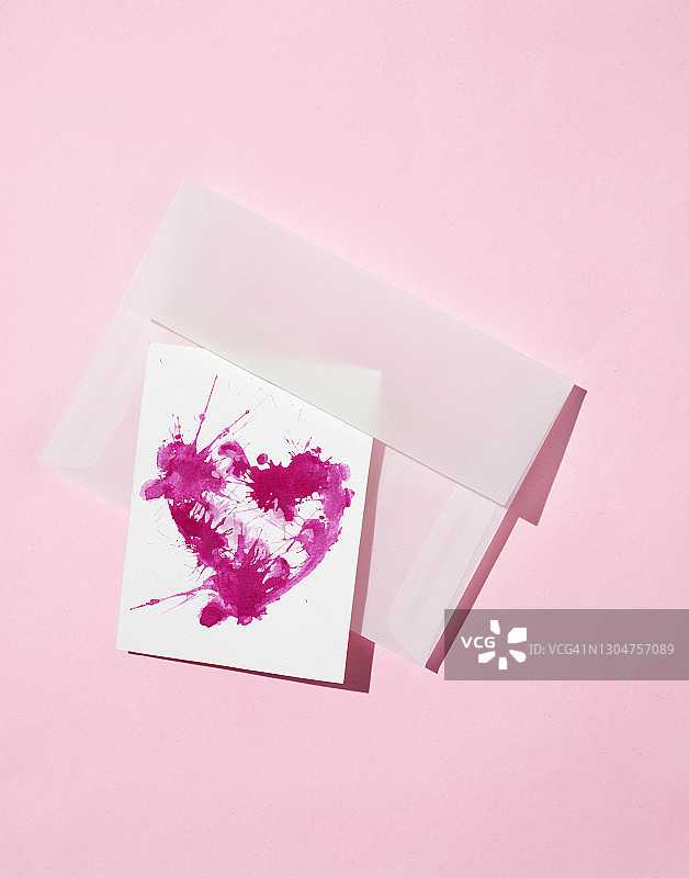 情人节爱心艺术卡片图片素材