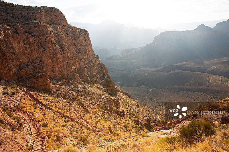 日出时分的大峡谷图片素材