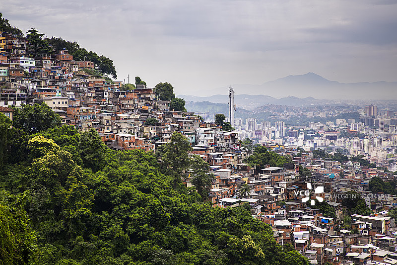 巴西里约热内卢贫民窟景色图片素材