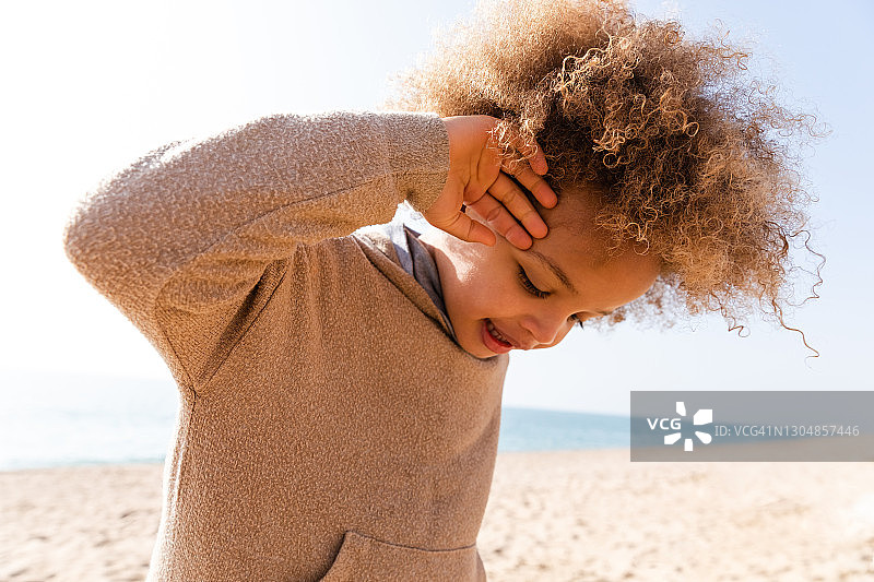 一个女孩的肖像图片素材