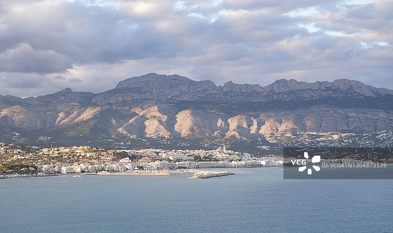 日落地中海海景图片素材