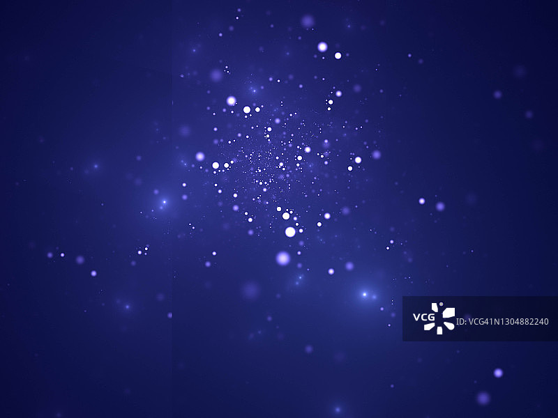 漂浮粒子 - 抽象模板图片素材